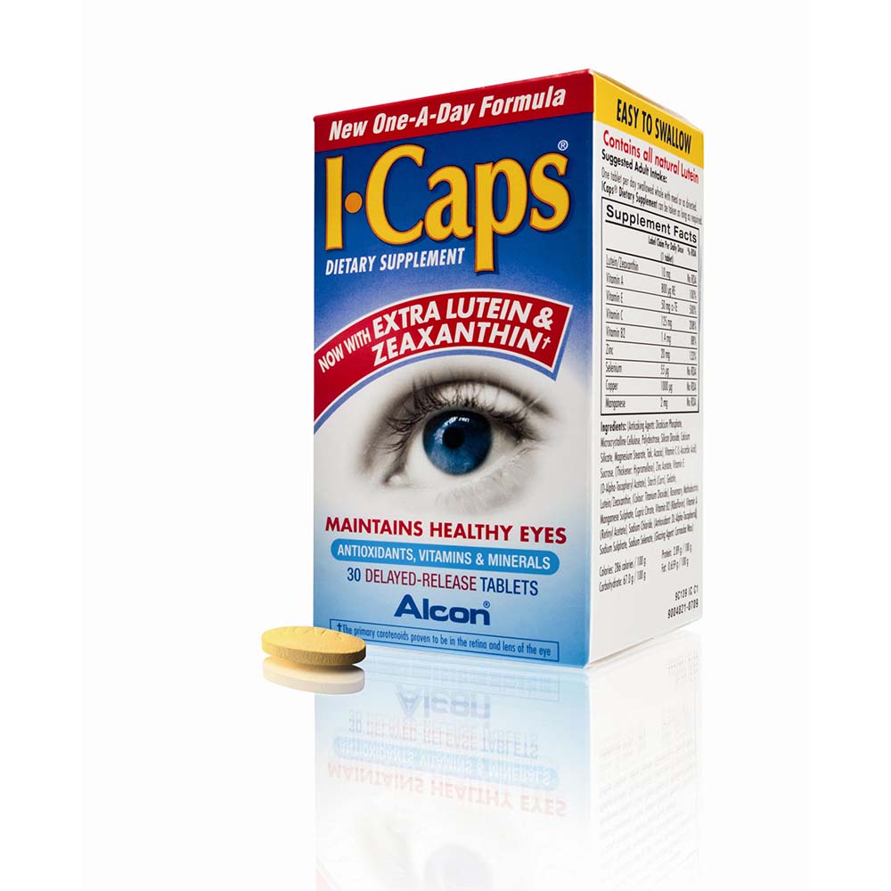 box of i-caps showing 1 example of a capsule